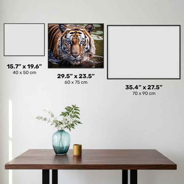 Gaze of the Wild - Tiger Diamond Painting - Large