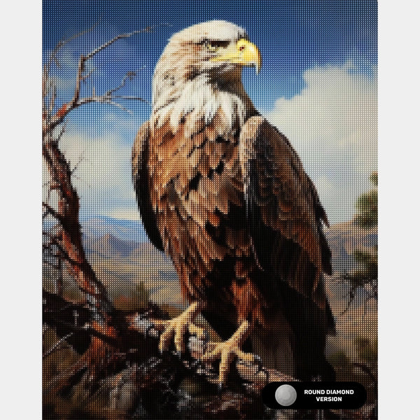 Eagle's Perch - Diamond Painting - Large