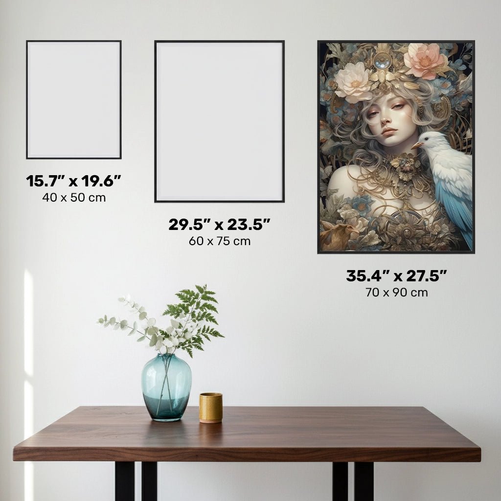 La Reina de las Plumas - Diamond Paintings - X-Large