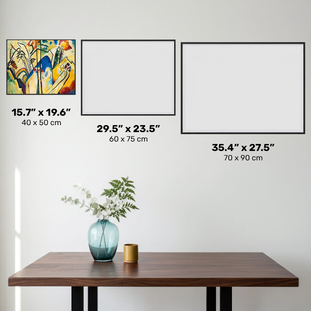 Komposition 4 - Diamantmålning - Standardstorlek