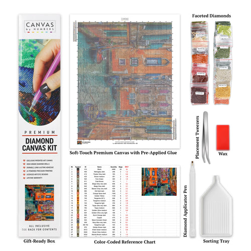 Venice Canals - Diamond Painting - X-Large