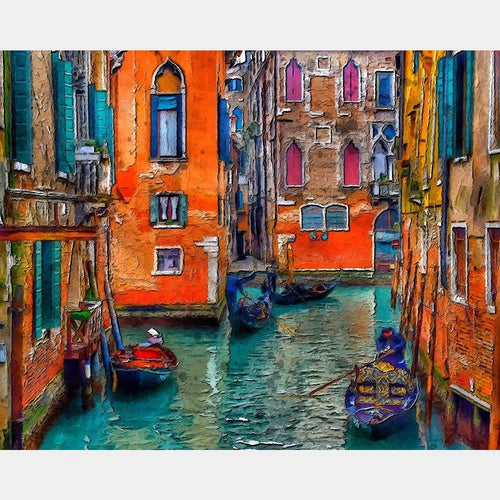 Venice Canals - Diamond Painting - X-Large