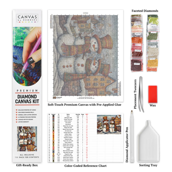 Une saison magique - Diamond Painting - Grand