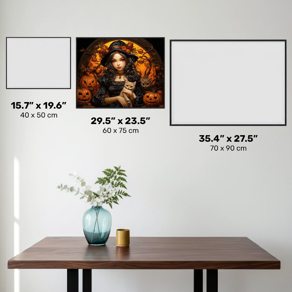 Halloweenritual - Diamantmålning - Stor