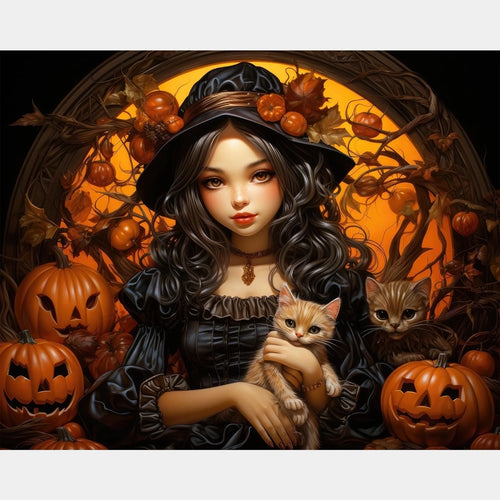 Rituale di Halloween - Diamond Painting - Grande