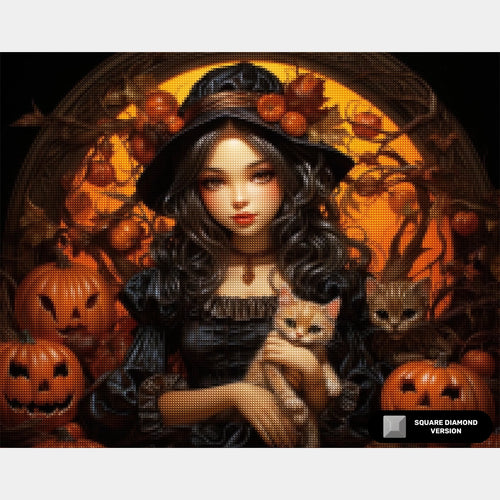 Rituale di Halloween - Diamond Painting - Grande