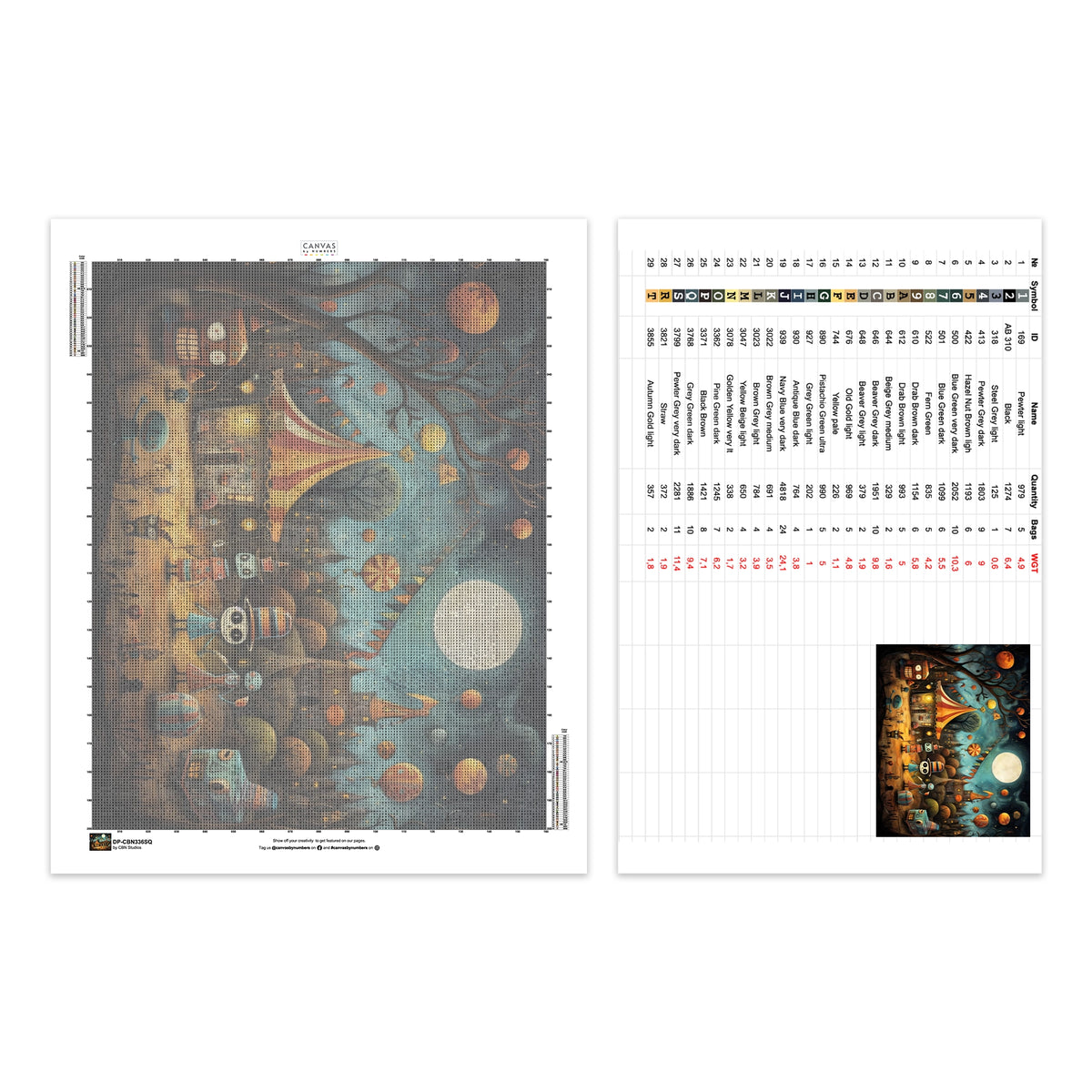 The Spooky Festival - Diamond Painting - Large