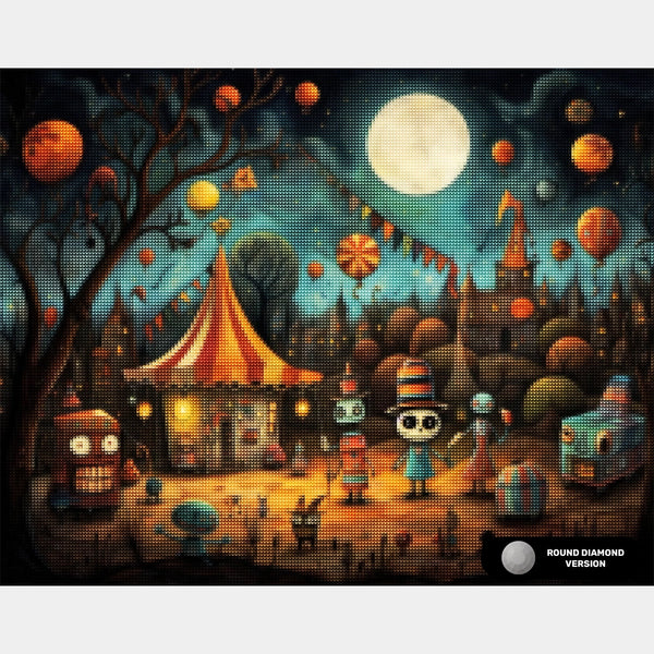 The Spooky Festival - Diamond Painting - Large