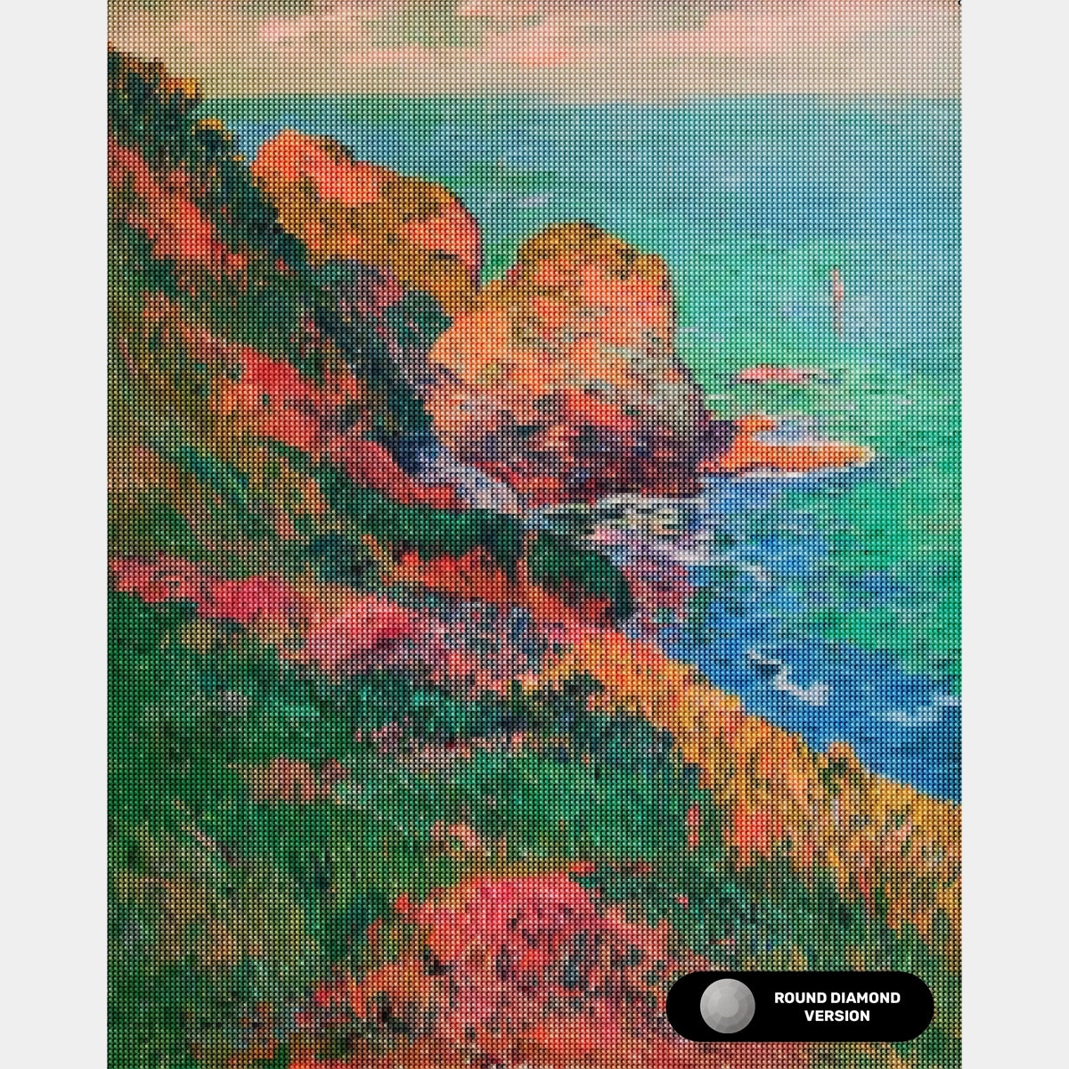 Groix, Port-Mélite Diamond Painting: Henry Moret's Coastal Serenity