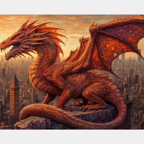 Ancient Guardian - Dragon Diamond Painting