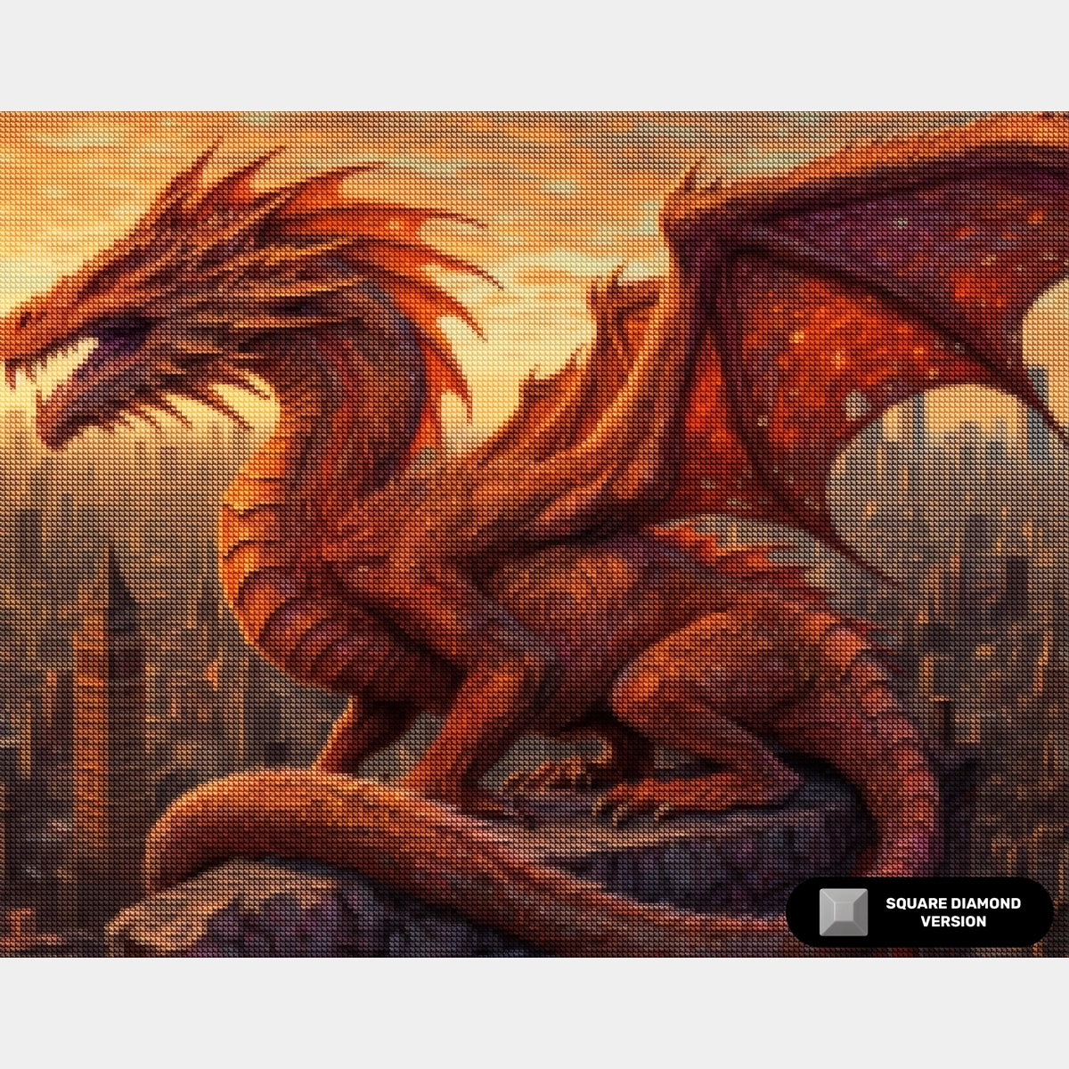 Ancient Guardian - Dragon Diamond Painting - X-Large