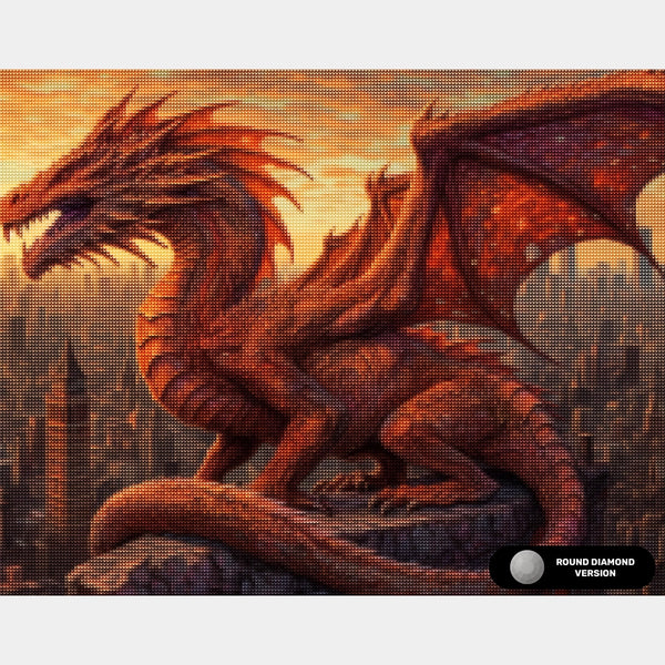 Ancient Guardian - Dragon Diamond Painting - X-Large