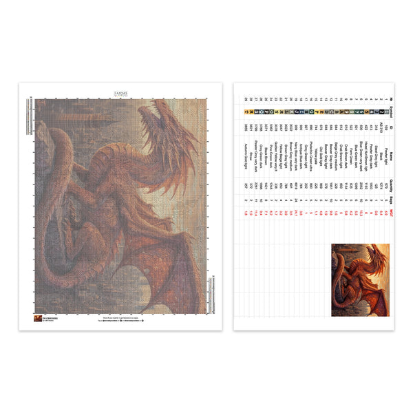 Ancient Guardian - Dragon Diamond Painting - X-Large