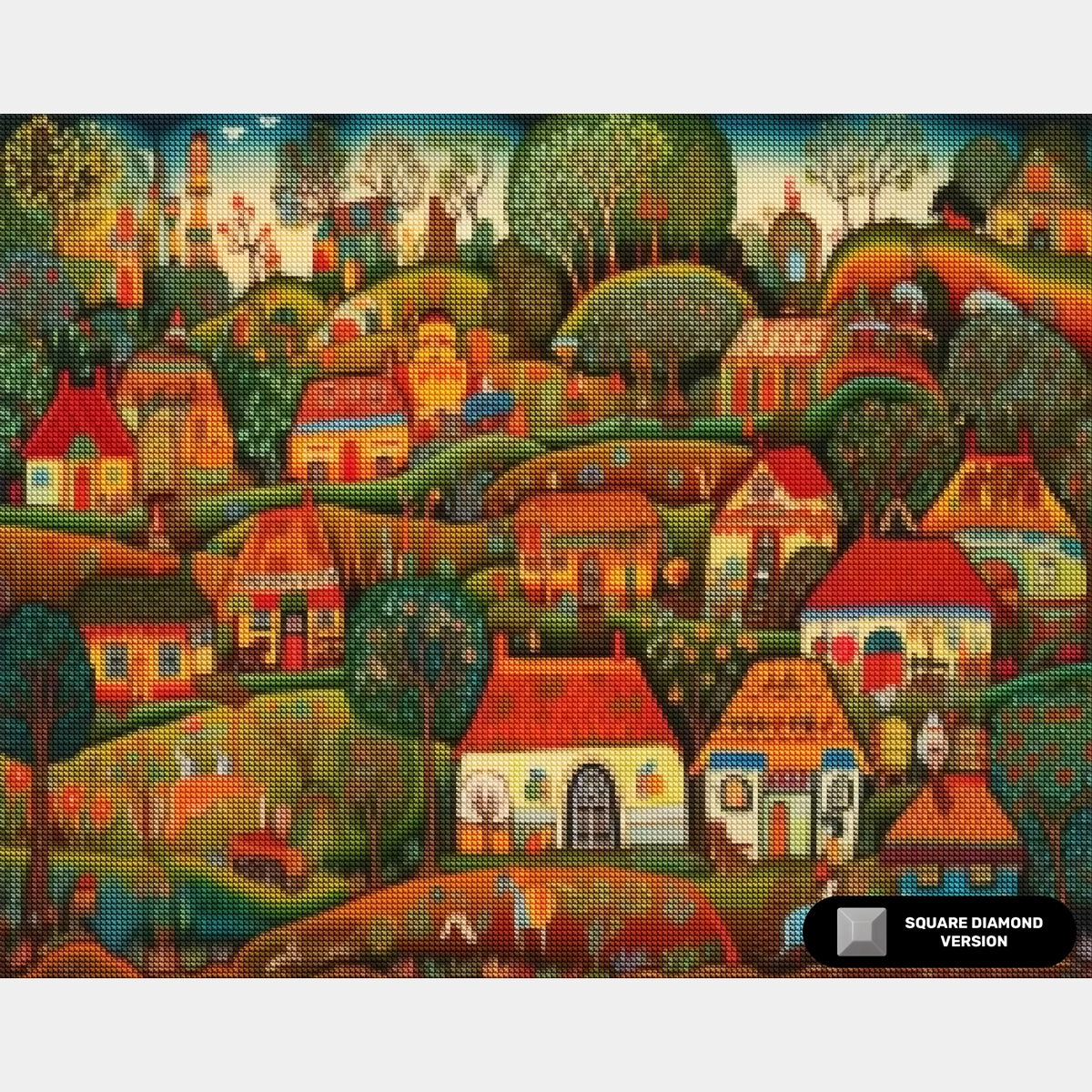 Folklore Vista - Diamond Painting - Stor