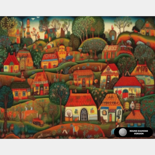 Folklore Vista - Diamond Painting - Stor