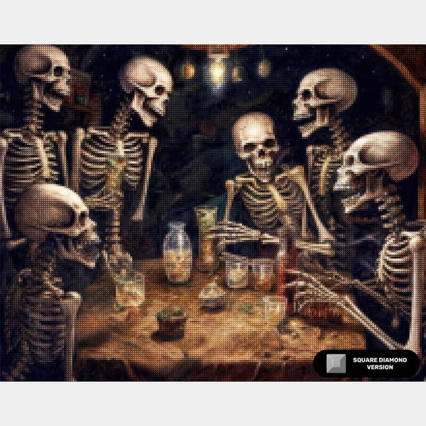 Afterlife Laughter - Diamond Painting - Stor