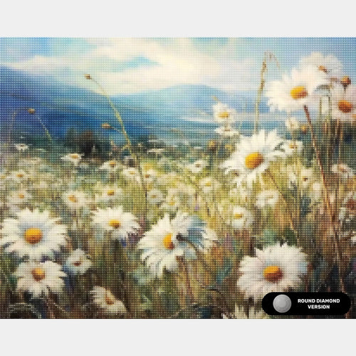 Daisy Meadows - Diamond Painting - Grand