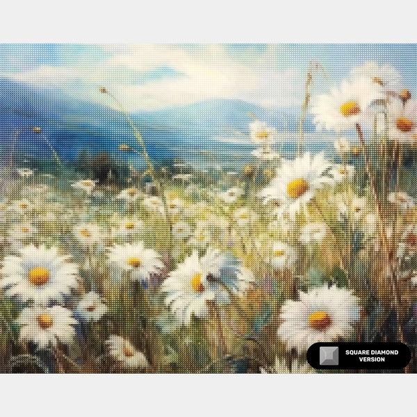 Daisy Meadows - Diamond Painting - Grande