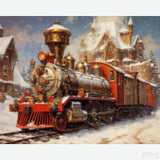 Joy Express - Diamond Painting-Discover the magic of the holidays with our 