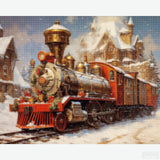 Joy Express - Diamond Painting-Discover the magic of the holidays with our 