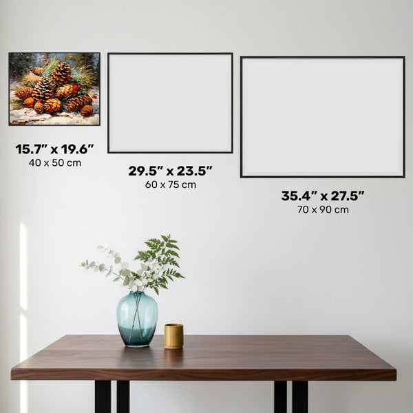 Frutti di Pino Natalizi - Pittura Diamante - Dimensione Standard