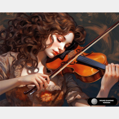 Talent - Diamond Painting violoniste - Très grand