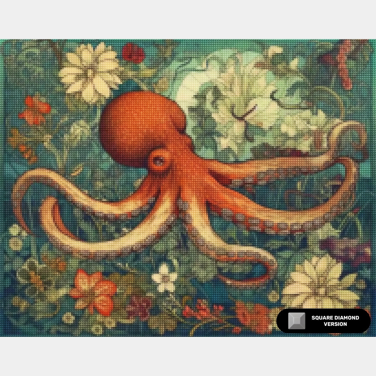 Flowery Depths - Diamond Painting - Large