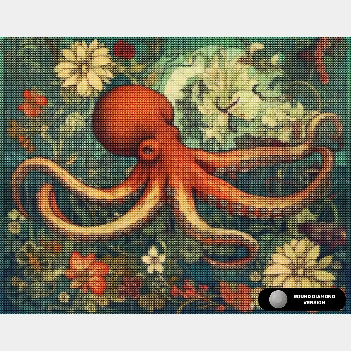 Flowery Depths - Diamond Painting - Large