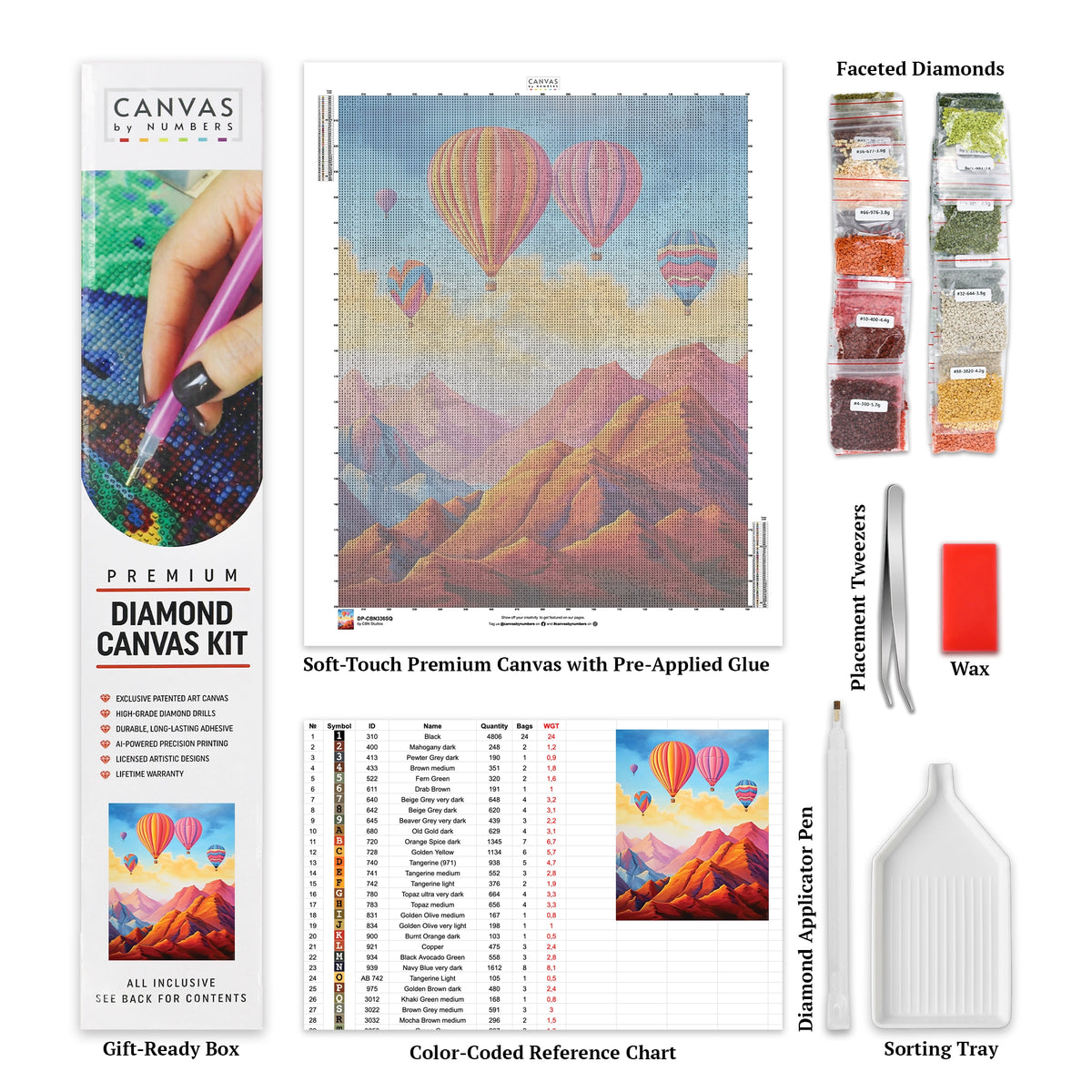 Skyward Balloons - Diamond Painting - Large