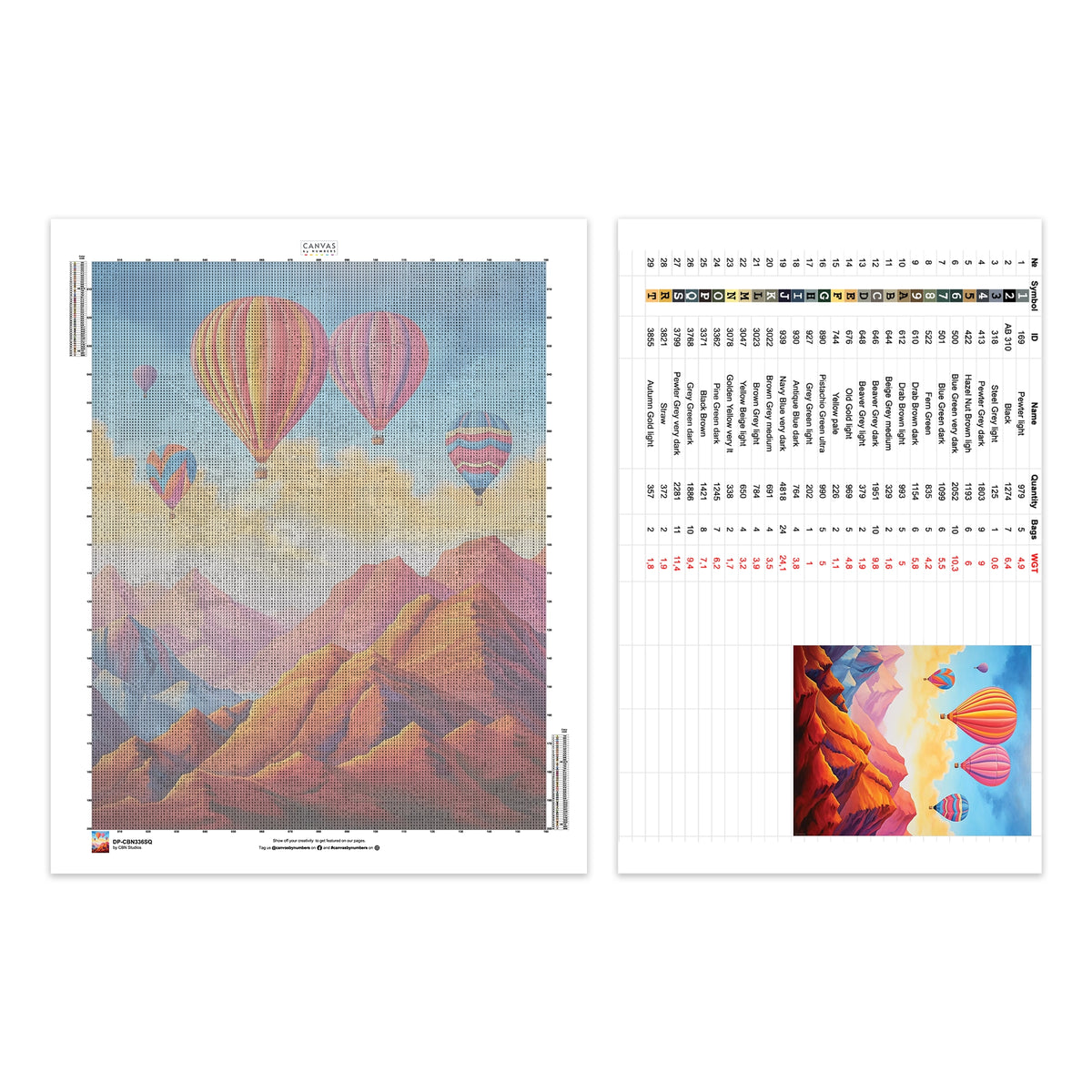 Skyward Balloons - Diamond Painting - Large