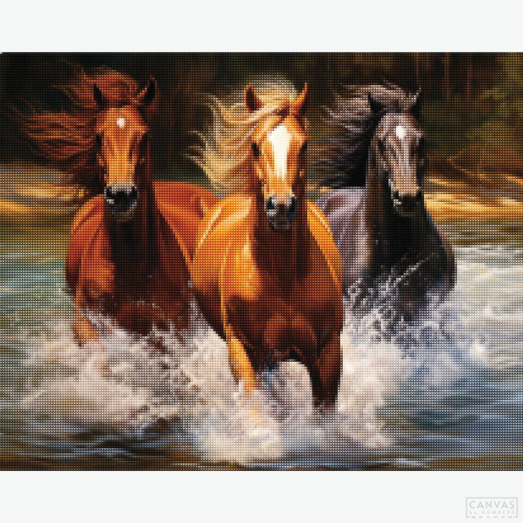 Diamond painting horse online