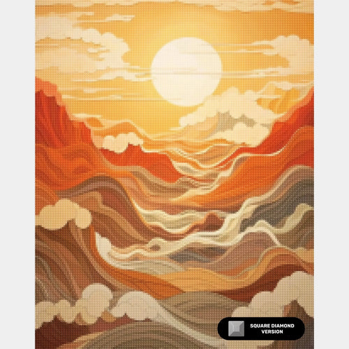 Sunkissed Waters - Diamond Painting - Standard Size