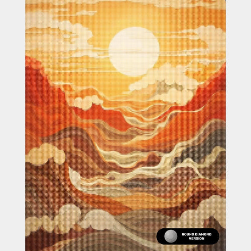 Sunkissed Waters - Diamond Painting - Standard Size