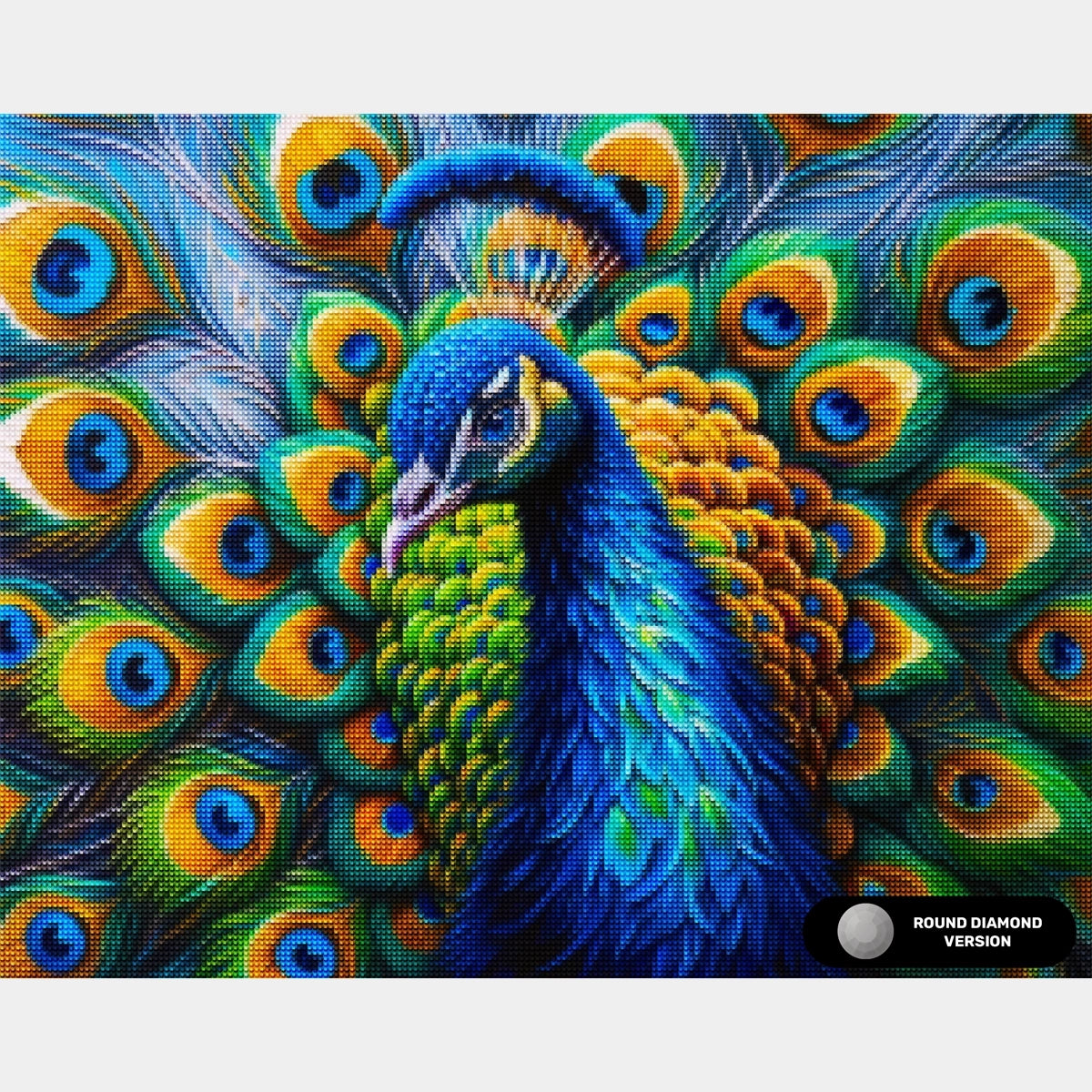 Royal Peacock Painting - Diamond Painting - X-Large