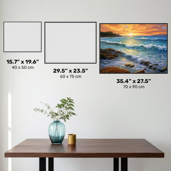 Ocean Sunrise - Diamond Painting - X-Large