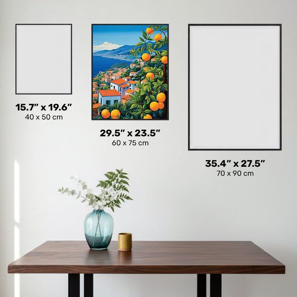 Citrus Coast - Pintura de Diamante de Paisaje - Grande