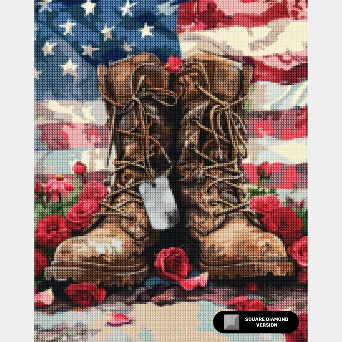 In Memoria - Pittura con Diamanti - Grande