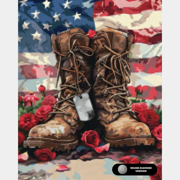 In Memoria - Pittura con Diamanti - Grande