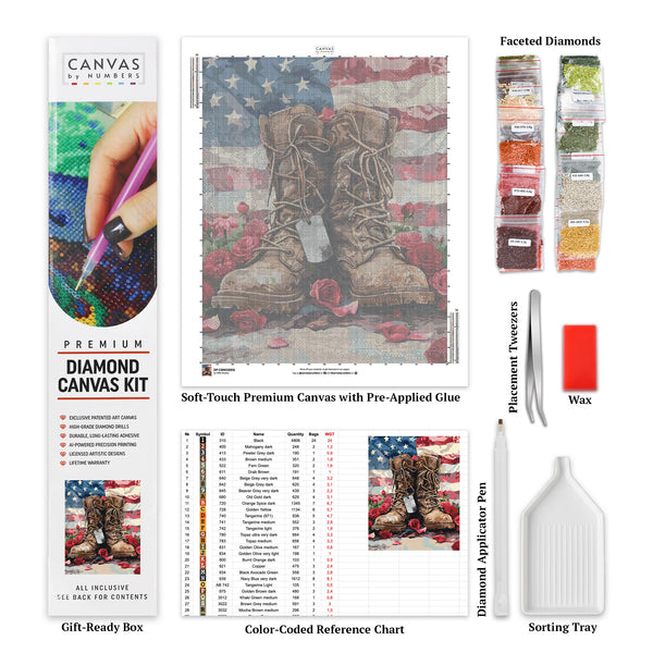 In Memoria - Pittura con Diamanti - Grande