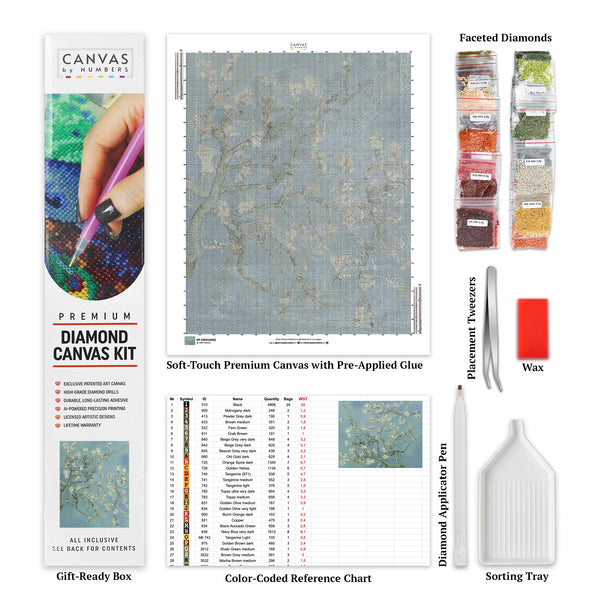 Flor de Almendro - Pintura Diamante