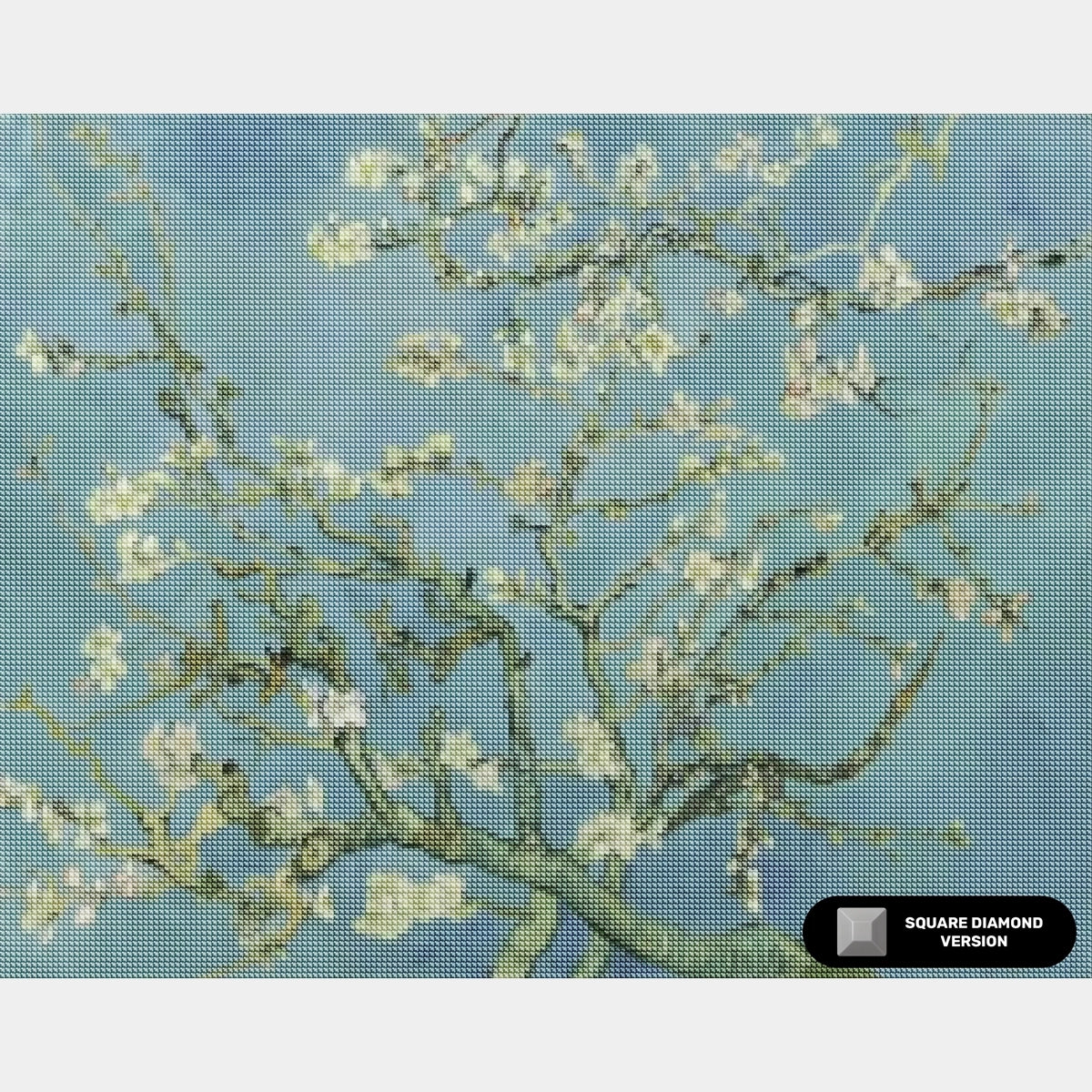 Flor de Almendro - Pintura Diamante