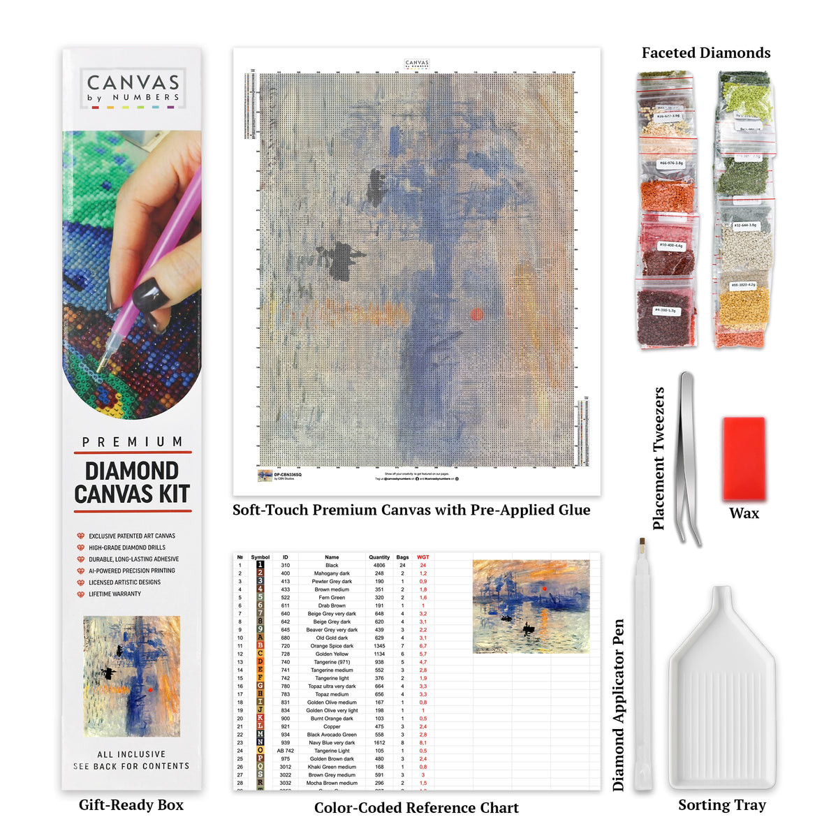 Impression Sunrise - Diamond Painting - Dimensione Standard