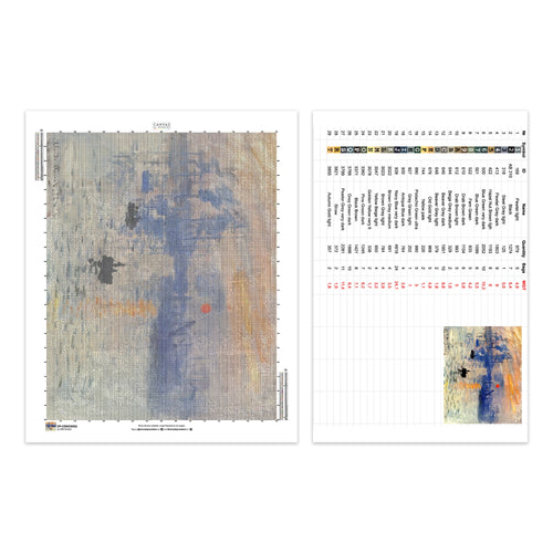 Impression Sunrise - Diamond Painting - Standard Size