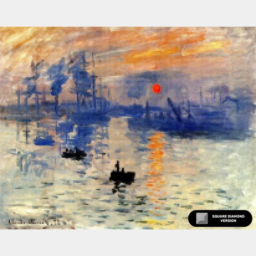 Impression Sunrise - Diamond Painting - Standard Size