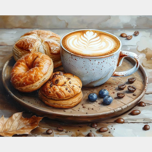 Goedemorgen - Diamond Painting - Standaardformaat