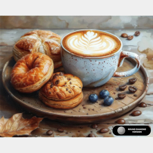 Goedemorgen - Diamond Painting - Standaardformaat