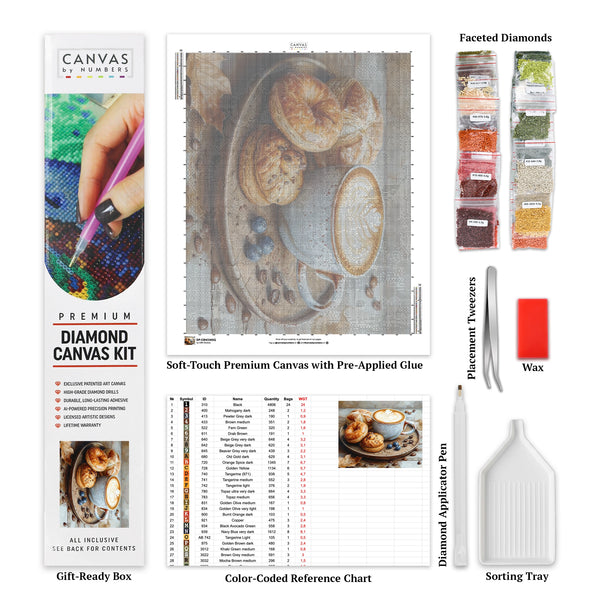 Buenos Días - Pintura de Diamantes - Tamaño Estándar