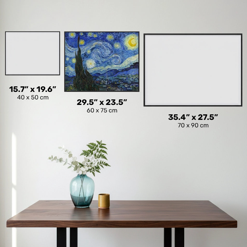 Stjärnklar natt - Diamantmålning - Stor