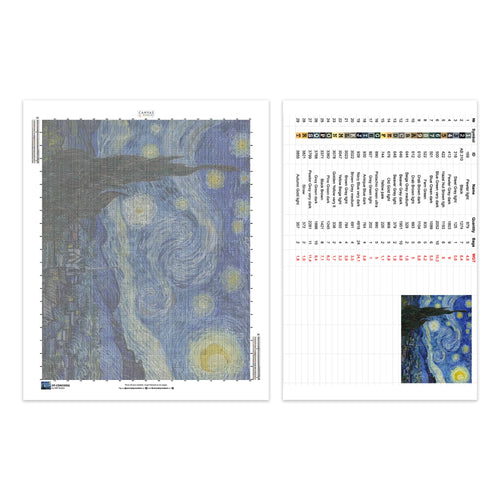 Starry Night - Diamond Painting - Large