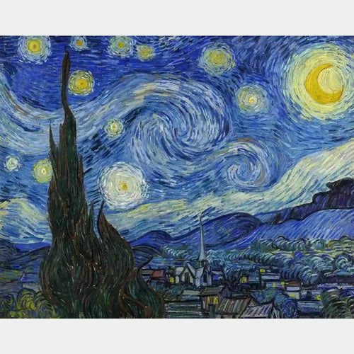 Starry Night - Diamond Painting - Large